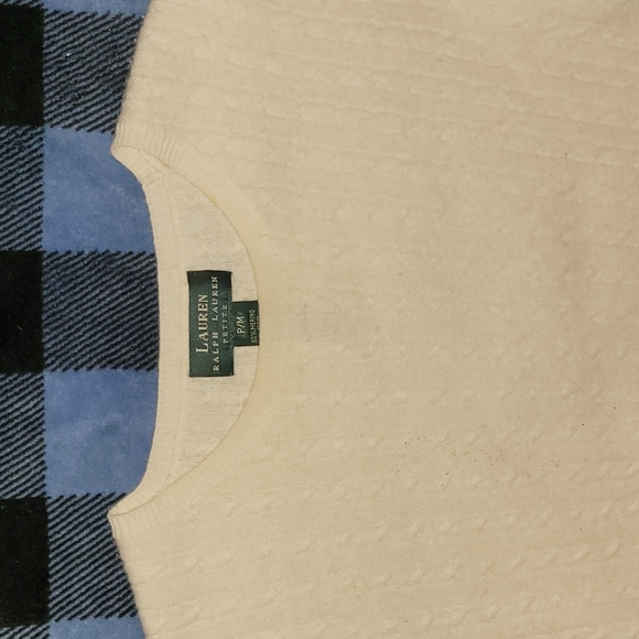 Vintage.  Lauren Ralph Lauren. Wool-angora-cashmere-nylon women's size P/M - Picture 7 of 12